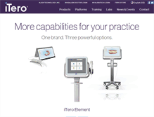 Tablet Screenshot of itero.com